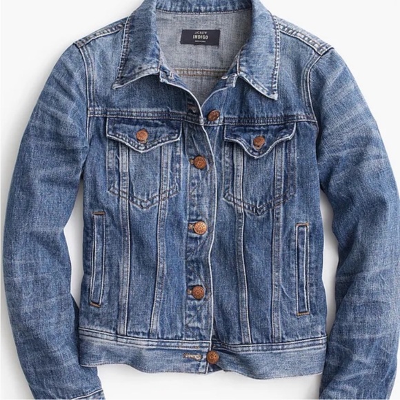 JCrew Indigo Denim Jacket - Picture 1 of 5
